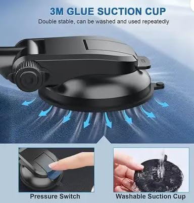 HEARTZ XPL370 ARAÇ TELEFON TUTUCU SÜPER VAKUM UZUN VE ELASTİK YAPI İLE TAMAMEN ÖZGÜR HAREKET İMKANI VERİR DESTEK KOLU BULUNUR GERÇEKTEN EN İYİSİ !!!!!