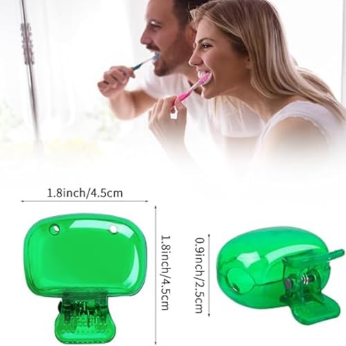 Image of TASMAX Toothbrush Cover case Protector Cap Brush Pod [Multicolor ] Pack 6