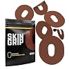 Skin Grip Adhesive Patch Compatible with Dexcom G6 Adhesive Patches Waterproof & Sweatproof with Cutout, Lasts 10-14 Days, Continuous Glucose Monitor Patch, CGM Sensor Cover 20 Pack, Chocolate