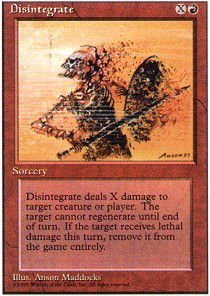 Magic The Gathering - Disintegrate - Fourth Edition
