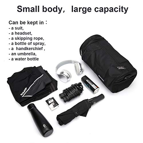 Sports Gym Bag for Men and Women Workout Bags Mens Gym Bag Black, Small