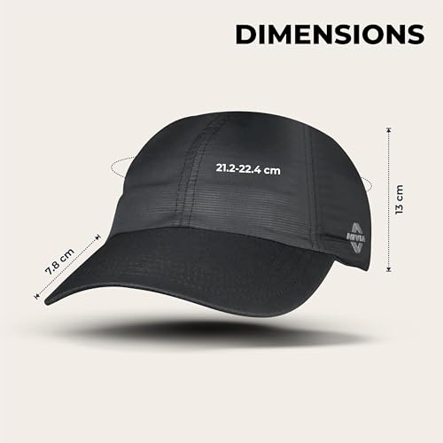 Image of Nivia Destroyer Cap for Men, Lightweight, Breathable, Adjustable Fit for All-Day Comfort - Ideal for Running, Training, and Outdoor Activities