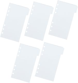 VILLCASE 1 Conjunto De Blocos De Notas Pastas De Bolso Pastas De Arquivo Clipes De Fichário Bolsa De Bolso Bolsas Reutilizáveis Fichário De Orçamento Fichário De Bolso Fichário