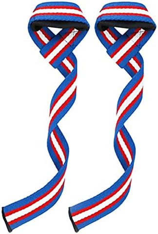 serveuttam Leosportz Thickening Anti-Slip Protective Gear Horizontal Bar Dumbbell Fitness Sports Gym Weight Lifting Belt Straps - 1 Pair
