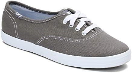 Keds Women's Champion Lace Up Sneaker, Dark Grey Canvas, 6.5 Narrow | Image 2
