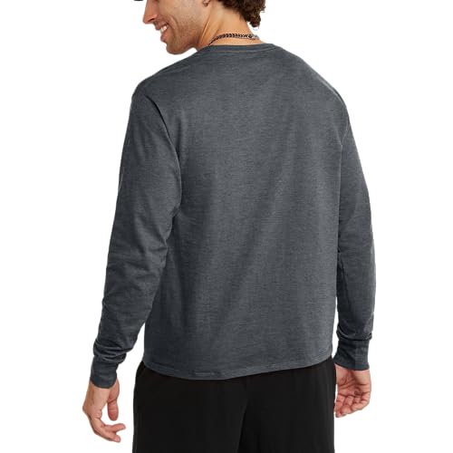 Champion, Classic Long Sleeve, Comfortable, Soft T-Shirt for Men (Reg. Or Big & Tall)2