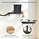 FUKUMARU Kletterwand Katzen Set, 10-teilig Katzen Kletterwand Set, aus robuster Multiplexplatte，Hängematte Katze mit Katzenhaus, Katzenbrücke, Katzenbaum, Katzentreppe bis zu 18 kg, Grau