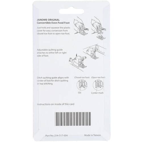 Set de Prensatelas Convertible para Quilting Janome miniatura 3