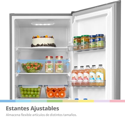 Comfee' 262L Refrigerador Combinado, Low Frost, Acero Inoxidable - Imagen 6