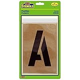 Hy-Ko ST-5 Number & Letter Stencils Reusable, Water Resistant, 5