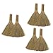 FRCOLOR 6 Pcs Kitchen Cleaning Broom Garden Mini Broom Dust Brush Broom Rustic Desk Office Desk Handle Chinese Broom Mini Dust Broom Fake Teeth Child Morocco Desktop Miscanthus
