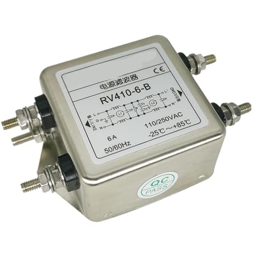Filtro antiinterferencias RV410 que elimina el ruido eléctrico AC