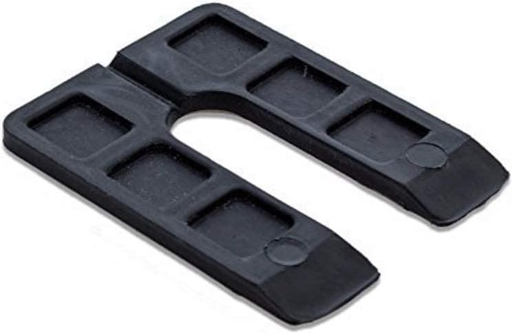 CRL Black 1/4" x 4" Jumbo Horseshoe Shims Pack of 100