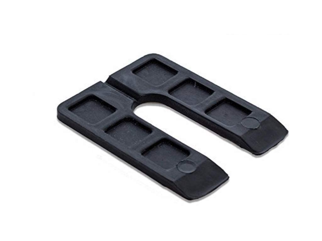 BFS Plastic Shim U Horseshoe 3” x 4” x (1/16” -1/8” – 1/4”), Leveling Shims for Windows & Doors, Made in USA, Free & Quick Shipping – Stackshim BFSEALS (90, 1/4), Blue, Red, Black