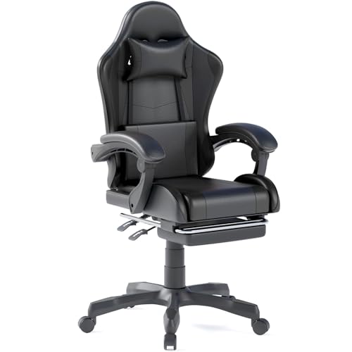 OS MOTOR Gaming Chair with Headrest and Lumbar Support, Ergonomic