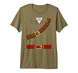 Nintendo Zelda Basic Link Costume Belt Tunic Premium T-Shirt Premium Tri-Blend T-Shirt