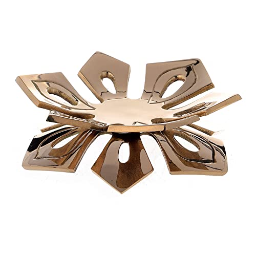 Flower-Shaped Candle Holder, 12 cm Diameter