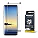 Galaxy Note 8 Screen Protector, Case Friendly, Tempered Glass, Premium Japanese Asahi Glass - Black