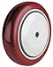 Caster Wheel, Polyurethane, 4 in, 250 lb.