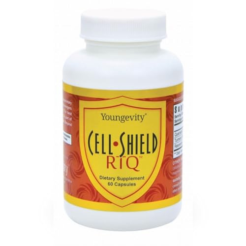 Youngevity Cell Shield RTQ™ - Turmeric Curcumin (95% Circuminoids), Quercetin, Japanese Knotweed - Highly Bioavailable Antioxidant Blend - 60 Capsules