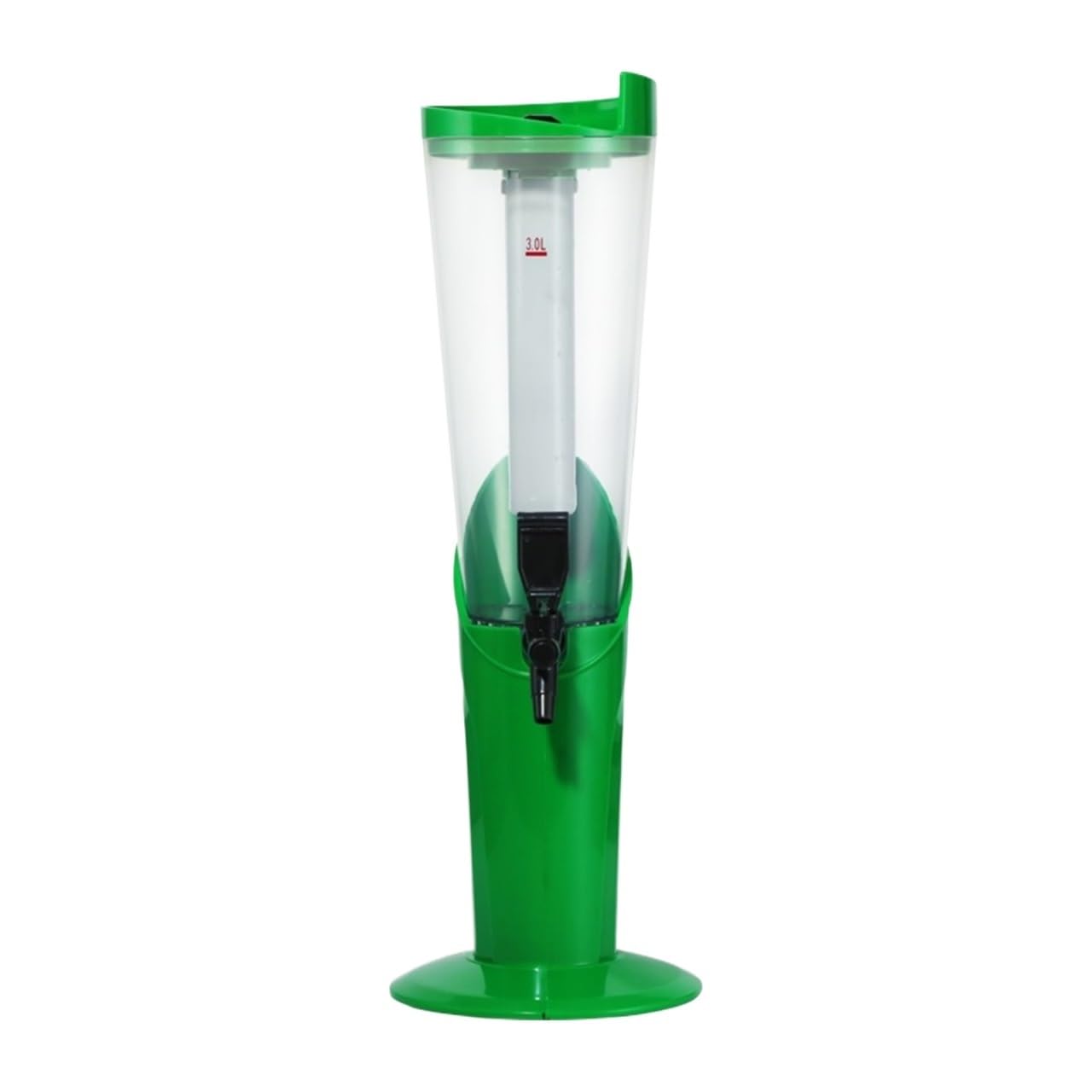 Dispensador De Cerveza Cubo Dispensador De Cerveza Y Jugo For Fiestas En El Bar con Carámbanos Dispensador Bebidas(Grün)