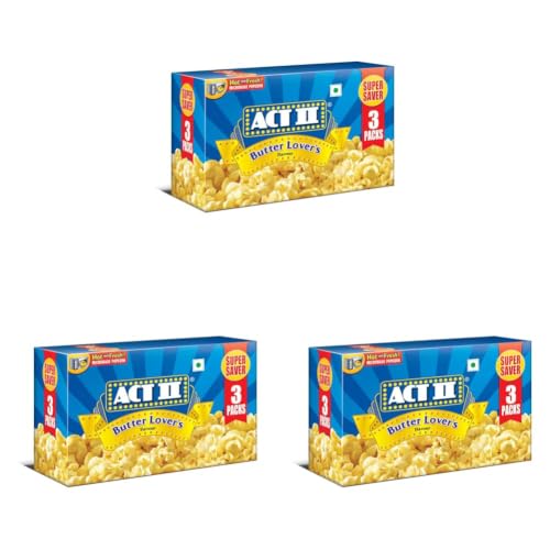 Image of Act II Microwave Popcorn Butter Lovers, 276g (Pack of 9)