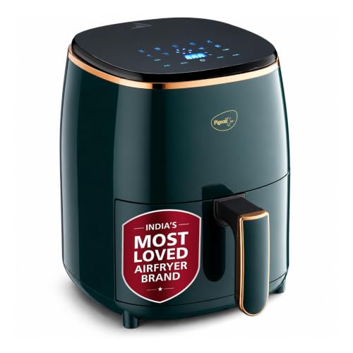 Pigeon Healthifry Digital Air Fryer, 360° High Speed Air Circulat...