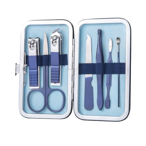 Ensemble de coupe-ongles et pinces à peau morte 7 pièces de manucure