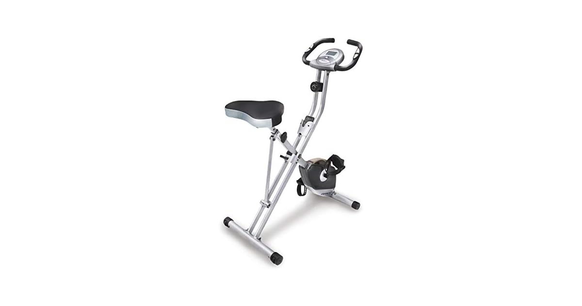 exerpeutic 1200 folding magnetic upright bike with pulse review