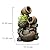Jeco FCL055 Multi Pots Outdoor Water Fountain with Flower Pot, 12.6L x 13.4W x 23.6H, Multicolor