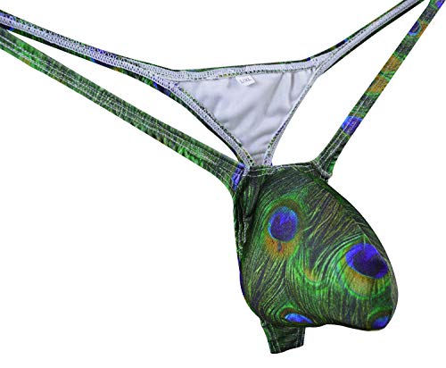 Mens Swim Thong Bulge Pouch Bikini T-Back WSS353