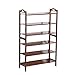 YX-Portascarpe Scarpiera 70CM Stivali Larghi Scaffale Impianto Stand Legno Verticale in bambù Naturale Risparmia Spazio Stabile Free Standing