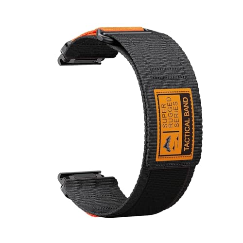 [PLYYQZM] Quick Fit 26mm iCoh .Gar min ɍ Fenix 8 51mm 7X 6X Pro 5X Plus/Enduro 3 2/Tavtix 7pro/Epix Pro uXbgpɓKp(Black Or