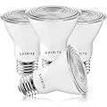 LUXRITE 4 Pack PAR20 LED Bulbs, 50W Equivalent, 2700K Warm White, Dimmable LED Spotlight Bulb, Indoor Outdoor, 7W, 500 Lumens, Wet Rated, E26 Standard Base, UL Listed
