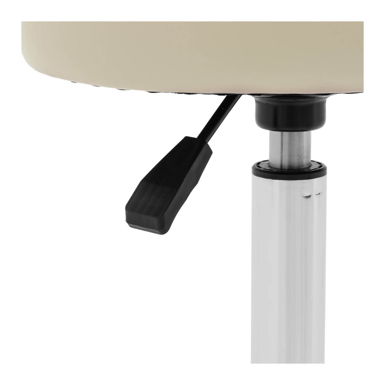 Physa ASCONA - Taburete con respaldo (150 kg, 46-60 cm), color beige oscuro