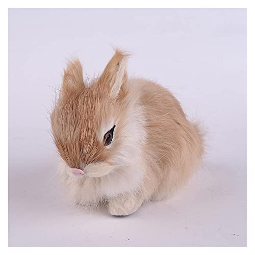 Figurine lapin de simulation RLKHXBS en forme de S pour décoration de table - 5