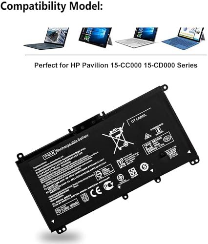 TF03XL 920070-855 Battery for HP Pavilion X360 15-CD 15CK 15-CC 14-BF 14-BK 14-CD 14M-CD 17-AR,15-ck0xx ck013ca cc0xx cc1xx cc523ca cc5xx cd007ca... - Image 4
