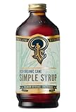 Portland Syrups Organic Cane Simple Syrup - Drink Mix for Exceptional Cocktails, Sugar for Drinks, for Coffee, Mocktails, Baking, 12 oz, 24 Servings - Pack of 1