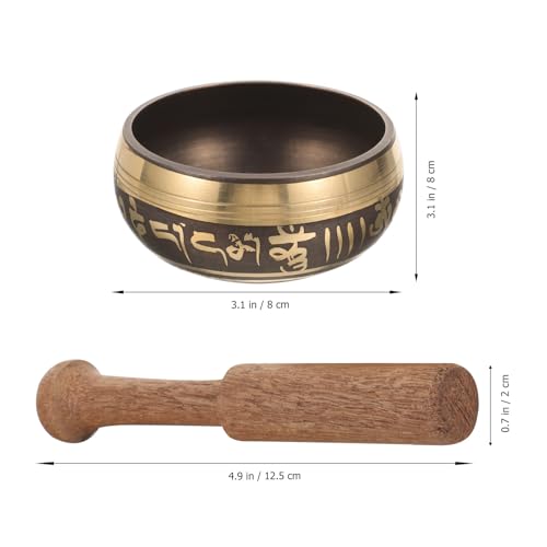 Cuenco tibetano de sonido agradable y fácil de tocar para mindfulness 2