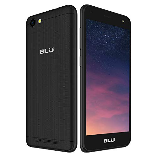 BLU Advance S5 HD – Unlocked Single Sim Smartphone, 16GB+1GB RAM -Black