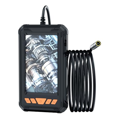 ordinarYone 4.3 Inch Screen Waterproof Industrial Endoscope IP67 Rate 200MP Camera LED Lights for Auto Engine Pipe Inspection