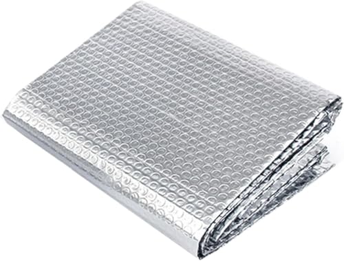 Yuzet 1.2m x 5m Silver Multi-Purpose Double Aluminium Bubble Insulation Foil. Loft, Wall, Home, Caravan, Attic, Garage, Roofs