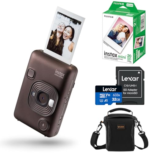Fujifilm Instax Mini LiPlay Hybrid Instant Camera Bundle