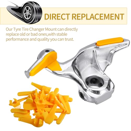 Image of Tire Machine Rim Protector,Tire Machine Duck Head Plastic Insert Tire Demount Head Tire Machine Guard Wheel Side Protector for Mount Demount Duck Head Tyre Repair 2.36 inchx1.02 inchx1.10 inch(12-Pack)