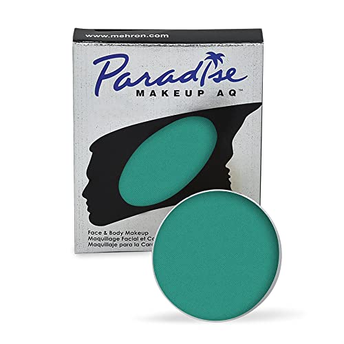 Image of Mehron Makeup Paradise Makeup AQ Refill Size | Stage & Screen Performance, Face & Body Painting, Beauty, Cosplay, and Halloween | Water Activated Face Paint, Body Paint .25 oz (7 ml) (Deep Sea)