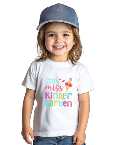 Image of Kindergarten Shirt for Girls Boys Kids Toddler First Day of School Shirts Back to School in My Kindergarten Era Tshirt 2T-7Y