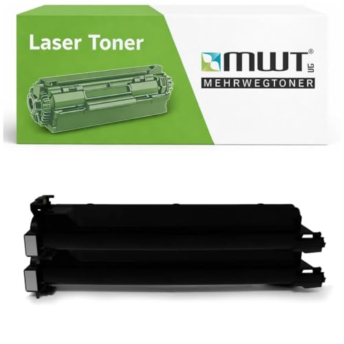 Toner TN-214K noir compatible Bizhub C200 avec 15% de puissance en plus Mehrwegtoner x2