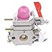 Hutdkte C1U-W19 Carburetor for Poulan P4500 PP025 PP125 PP258TP PP25E PP26E PP325 SM705 SM706 Trimmer 530071811 with AC04122 Fuel Line Air Filter Kit