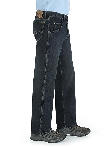 Wrangler Herren Jeans Big Rugged Wear Relaxed Straight Fit Jeans - Blau - 52W / 34L – Ansicht 2
