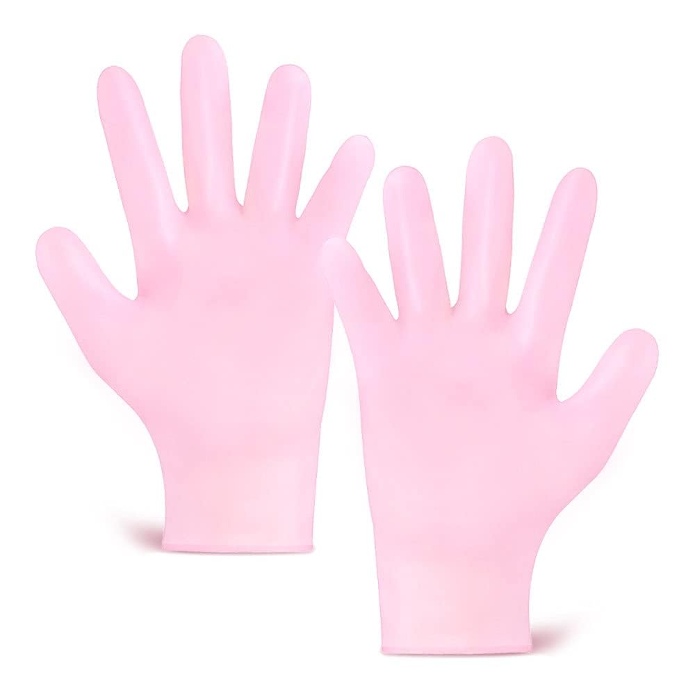 Hydrating Moisturizing Gloves with Aloe Vera Gel | Reusable Spa Hand Care Gloves for Women | Anti-Slip, Breathable Design for Soothing Dry Hands (Pack of 1)-picture-19
